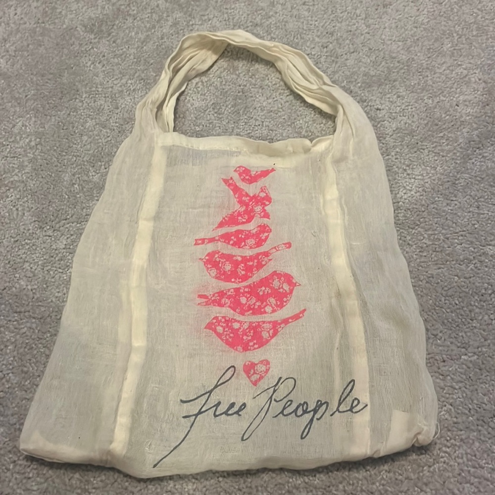 Free People Dust Bag or holder 
Linen like fabric
